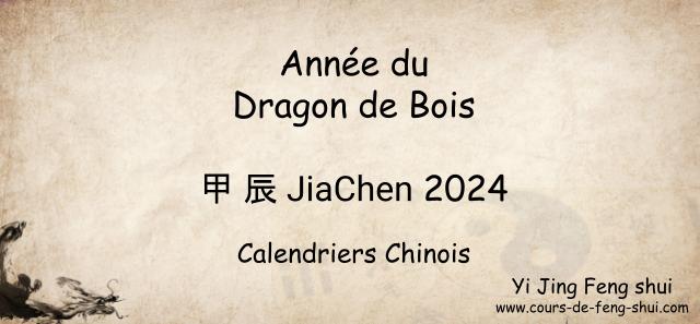 Calendriers De La Nouvelle Année Chinoise 2024 - Yi King Feng Shui